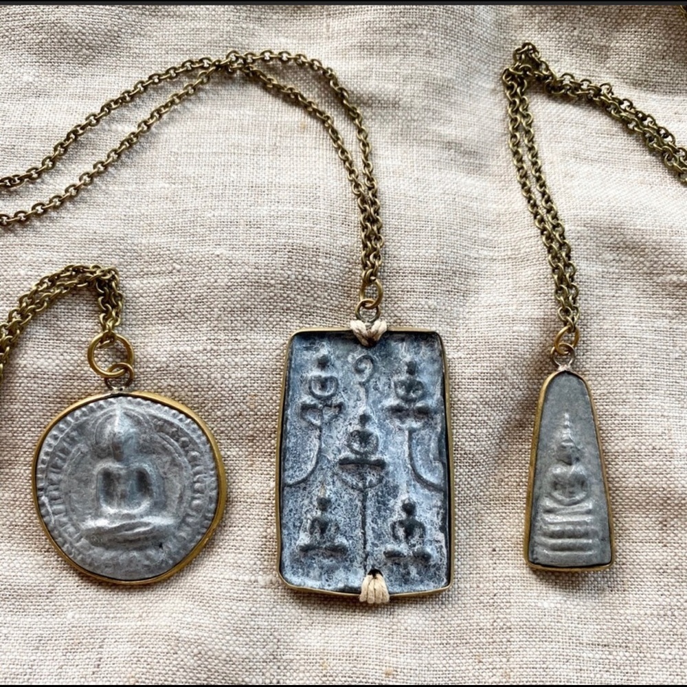 Zen Concrete Pendant Necklace